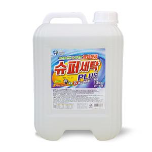 슈퍼세탁 대용량 액체세제 15kg 업소용 말통 세탁세제 빨래방 세탁소