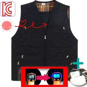 국내생산 JS 핫 원적외선 남성 발열조끼 빅사이즈