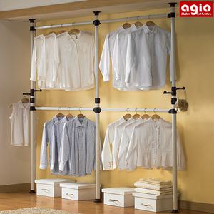 튼튼한 4단 45mm 기둥 행거 국내산 높낮이 고정식 옷걸이