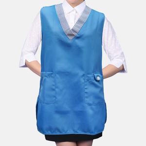 AE314 V카라 요양보호사 보육교사 간병 원피스 앞치마