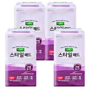 디펜드 스타일 패드 여성용 대용량 18Px4팩 /요실금패드/기저귀