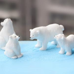 미니피규어 북극곰 가족 4종세트 미니어처 촬영소품 인형소품