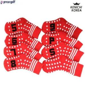 켄이치골프 도트디자인 니트 양말 아이언커버