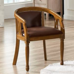 SL겔러리 오스카 엔틱원목의자 티테이블 카페 고급PU가죽