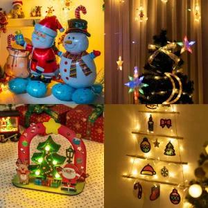 [민화샵] 크리스마스 무드등 만들기 선물 장식 소품 키트 겨울 DIY 모음