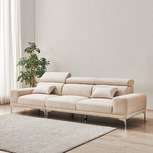 [동서가구] 쎄모도 기능성 아쿠아텍스 편백황토숯 4인 패브릭 소파 DF643762