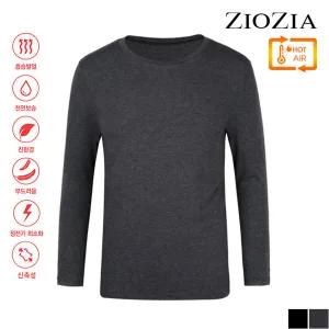 [지오지아][지오지아] 온에어 크루넥 긴팔티 (ABZ4US1101)