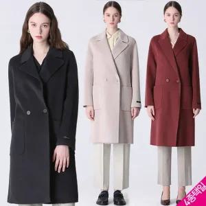 르오트 울 블렌디드 핸드메이드 베이직 코트