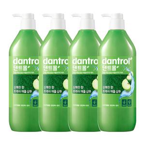 댄트롤 비듬두피 샴푸, 820ml, 상쾌한향프레쉬애플, 4개