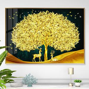돈 들어오는 황금 돈나무 액자 추상화 거실 인테리어 개업선물 집들이선물 부자 되는그림