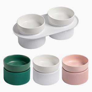 미우프 강아지 밥그릇 고양이 물그릇 세라믹 도자기 식기 오브제