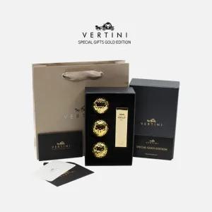베르티니 황금 골프볼 3구 골드바 골프티 선물세트 VGOB02 홀인원기념품 골프티세트 골프공선물