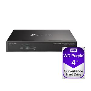 티피링크 VIGI NVR1008H-8MP+4TB 하드 8채널 POE 녹화기 세트