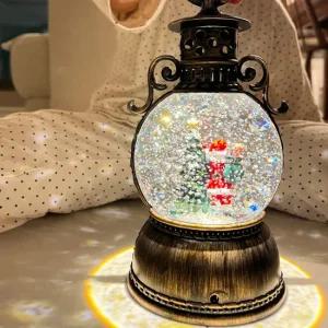 빈티지 랜턴 크리스마스 오르골 8곡 캐롤 무드등