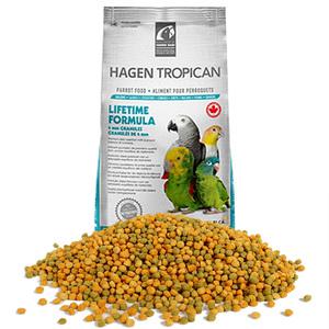 하겐 트로피칸 앵무새 펠렛 스몰 820g 모이 코뉴어 퀘이커 카이큐 아마존 코카투 중대형 앵무새사료 4mm 펠렛