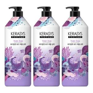 케라시스 퍼퓸 바이올렛 로즈 샴푸, 1L, 3개