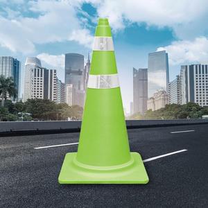 [OFN61NQ9]스탠다드 칼라콘 형광색 주차콘 고무 라바콘