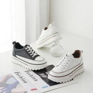 아트박스 베리콕 가죽 청키 통굽 쿠션 스니커즈 운동화