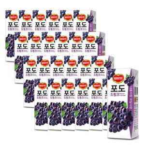 델몬트 포도 드링크 190ml 24팩 2박스 총 48팩