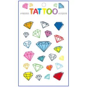 타투스티커 TS-007다이아몬드 물없이10초완성 문신 51종