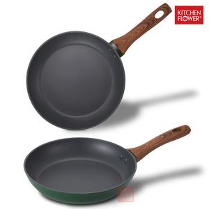 키친플라워 IH 그린베일 인덕션 프라이팬 전기레인지 후라이팬 전기 가스렌지 하이라이트 사용