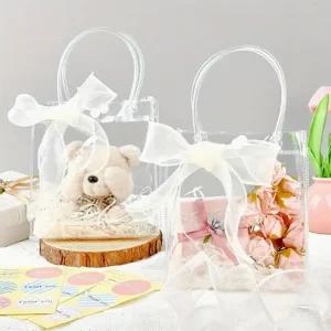 투명 손가방 답례품 구디백 포장 용품 PVC 셀프 DIY 생일선물