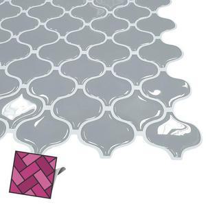 [RG4M150R]월타일스티커 509 회색 다마스크 DIY 데코타일