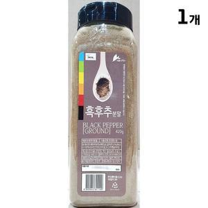[XBJ7H38K_47]흑후추분말 이슬나라 420g 순후추 가루 식자재