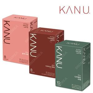 카누라떼 3종 디카페인 라떼 10T+돌체 8T+티라미수 8T