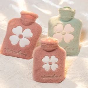 다파고  도톰한 러브클로버 휴대용 보온물주머니 온수팩 핫팩 찜질팩