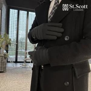 세인트스코트 패딩 스마트터치 남성 장갑