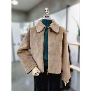 [갤러리아] ABFZ 셔츠카라 뽀글 집업자켓(ABZ1QF01)