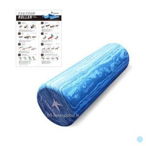 트라택 필라테스 폼롤러 EVA 45cm 원형 폼블러 블루