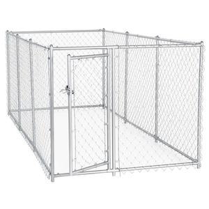 럭키독 야외용 스틸체인 사각 펜스 소형