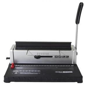 코일 나선형 바인딩 기계 수동 북 메이커, 34 홀 바인딩 120 시트, 펀치 바인더, 조정 가능한 코일 바인딩