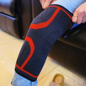 밴드 무릎보호대 레드 무릎 통기 쿠션 운동 1P M (WFFPW3Z)