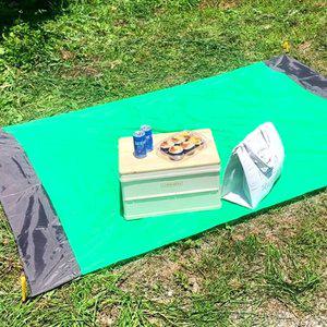 한강 매트 휴대용 야외 방수 그린 피크닉 돗자리 (WFFPW63)