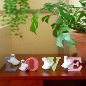 [KGPQXTRH_4B]뉴 이니셜 오리 4p 선반꾸미기 set