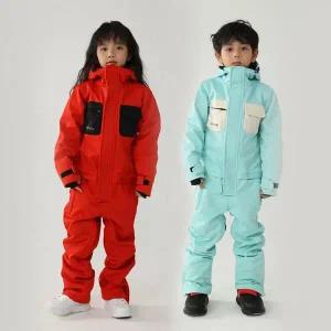 남자 여자 스키복 남성 여성 보드복 세트 어린이 스포츠 스노우보드 점프수트 따뜻한 여아 스키 작업복 겨