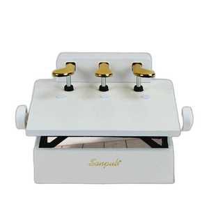 피아노 보조 페달 발판 원목 키높이 무소음 보조기