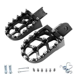 모터사이클 CNC 알루미늄 풋페그 풋 페그 페달, CRF50 CRF70 CRF110 XR 50 70 110 피트 바이크 더트 바이크(블랙)용 레스트