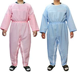 여름용 치매우주복 지지미원단 병원 환자복 요양원 치매복 국산 남녀공용
