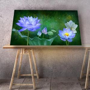 [IXHGJJK5_4B]풍수그림 돈들어오는 꽃그림 55캔버스10