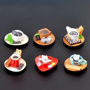 커피 피규어 고양이 소품 카페 인테리어 (WFGVHMU)