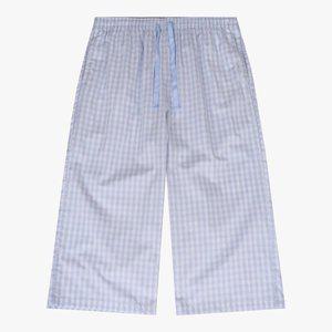 [애니바디](광주신세계)공용 면 7부 팬츠-체크  ANLB25311