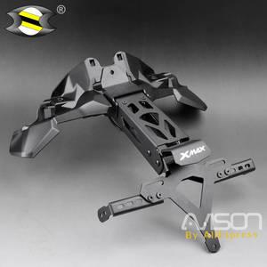 XMAX X MAX X-MAX 용 라이센스 플레이트 홀더 300 250 2016 2017 2018 오토바이 테일 깔끔한 펜더 제거기 L