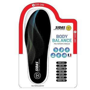 시다스 바디 밸런스 인솔 1쌍 Small