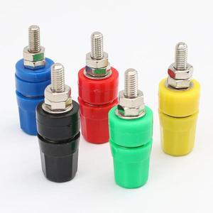 바나나 잭 소켓 바인딩 포스트 플러그 커넥터 M4X36 순수 구리 단자 4mm 20A