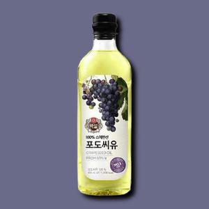 [기타] 백설 포도씨유 식용유 튀김 부침 볶음 리놀레산 카데킨 900ml