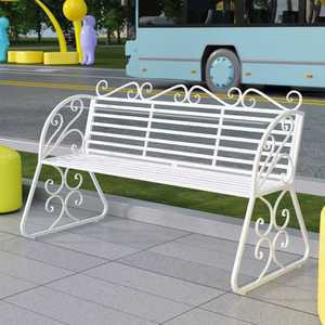 정원 의자 엔틱 인테리어벤치 공원 체어 테라스 2인용 1. 핑크 115x40x40